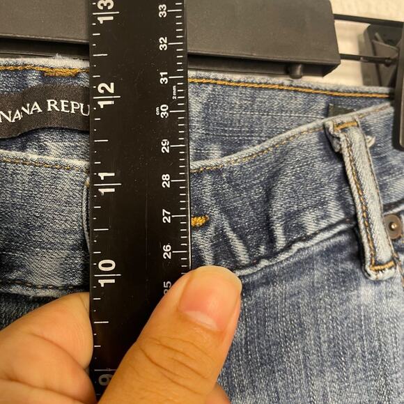 Banana Republic Mens Jeans 34 Tapered Denim Blue Casual Light Wash 34x32 - Picture 6 of 14